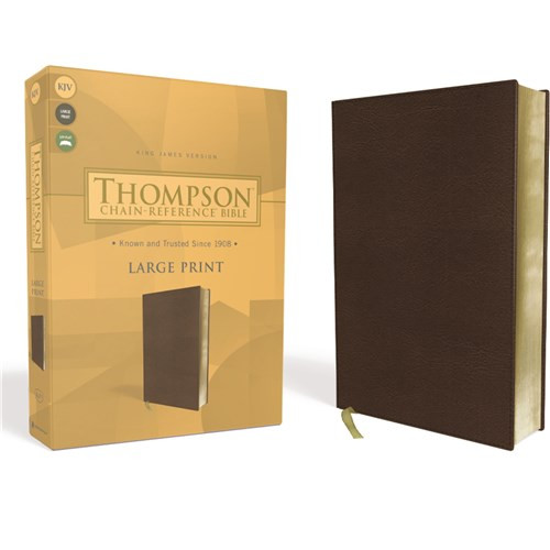 KJV Brown Large print Thompson Chain Reference Bible McClard's Gifts
