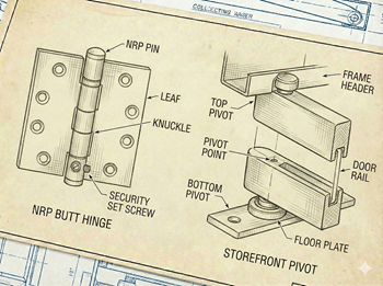 Hinges, Pivots, and Hardware