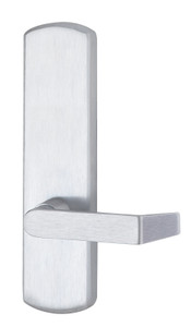 Von Duprin 996L-BE-02-R/V | Lever Blank Escutcheon 02 | Rim and Vertical Rod | Satin Aluminum (US28) | Left Hand Reverse