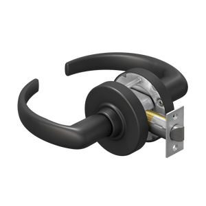 Schlage ALX10 Passage Lock | Sparta Lever | Matte Black (622) | Grade 2
