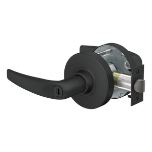 Schlage ALX40 Privacy Lock | Coin Turn | Athens Lever | Matte Black (622) | Grade 2