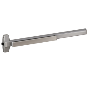 Von Duprin 78 Wide Stile Rim Exit Device, Lever Night Latch, Fire Rated, 48 Inch (4 Foot), Satin Aluminum, LHR - Left Hand Reverse