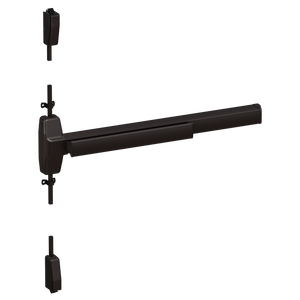 Von Duprin 7827 Wide Stile Surface Vertical Rod Exit Device, Lever Classroom, Fire Rated, 36 Inch (3 Foot), Dark Bronze Anodized, LHR - Left Hand Reverse