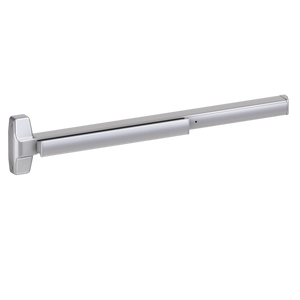 Von Duprin 7847 Wide Stile Concealed Vertical Rod Exit Device, Lever Blank Escutcheon, 48 Inch (4 Foot), Satin Chrome, RHR - Right Hand Reverse