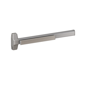 Von Duprin 7847 Wide Stile Concealed Vertical Rod Exit Device, Lever Blank Escutcheon, Fire Rated, 36 Inch (3 Foot), Satin Aluminum, LHR - Left Hand Reverse