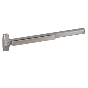 Von Duprin 7847 Wide Stile Concealed Vertical Rod Exit Device, Lever Blank Escutcheon, Fire Rated, 48 Inch (4 Foot), Satin Aluminum, RHR - Right Hand Reverse