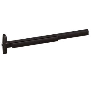 Von Duprin 75 Narrow Stile Rim Exit Device, Lever Night Latch, Fire Rated, 48 Inch (4 Foot), Dark Bronze Anodized, RHR - Right Hand Reverse