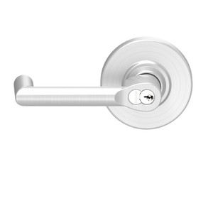 Schlage ND50 Entrance Office Lock | Boardwalk Lever | Satin Chrome (626) | Grade 1