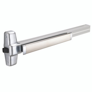 Von Duprin 98 Rim | Lever 06 | Night Latch Control | Panic | 36" (3 ft) | Satin Chrome (US26D) | Left Hand Reverse
