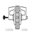 Schlage ALX53 Entrance Lock | SFIC Cylinder | Saturn Lever | Oil Rubbed Bronze (613) | Grade 2
