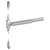 Von Duprin 7827 Wide Stile Surface Vertical Rod Exit Device, Exit Only, Fire Rated, 36 Inch (3 Foot), Satin Chrome, Non-Handed