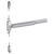 Von Duprin 7827 Wide Stile Surface Vertical Rod Exit Device, Lever Blank Escutcheon, 36 Inch (3 Foot), Satin Chrome, RHR - Right Hand Reverse