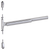 Von Duprin 7527 Narrow Stile Surface Vertical Rod Exit Device, Lever Night Latch, 48 Inch (4 Foot), Satin Chrome, RHR - Right Hand Reverse