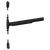 Von Duprin 7527 Narrow Stile Surface Vertical Rod Exit Device, Lever Blank Escutcheon, 36 Inch (3 Foot), Matte Black, LHR - Left Hand Reverse