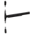 Von Duprin 7527 Narrow Stile Surface Vertical Rod Exit Device, Lever Night Latch, Fire Rated, 36 Inch (3 Foot), Matte Black, LHR - Left Hand Reverse