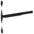 Von Duprin 7527 Narrow Stile Surface Vertical Rod Exit Device, Lever Night Latch, Fire Rated, 48 Inch (4 Foot), Matte Black, LHR - Left Hand Reverse