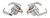 Schlage ND80 Storeroom Lock | Rhodes Lever | Oil Rubbed Bronze (613) | Grade 1