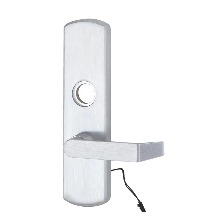 Von Duprin M996L-BE-02-R/V | Motorized Lever Blank Escutcheon 02 | Rim and Vertical Rod | Flat Black (US19) | Right Hand Reverse