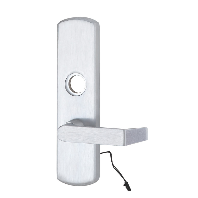 Von Duprin M996L-BE-06-M | Motorized Lever Blank Escutcheon 06 (Rhodes) | Mortise | Aluminum (689) | Left Hand Reverse