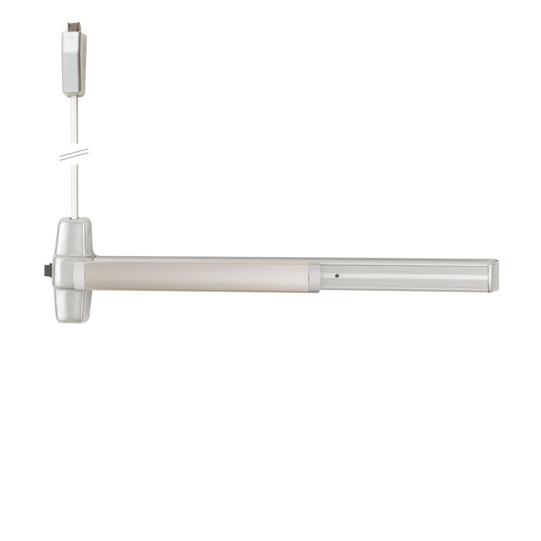 Von Duprin 9927 Surface Vertical Rod | Less Bottom Rod | L-NL-06 | 48" (4 ft) | Aluminum (689) | Left Hand Reverse