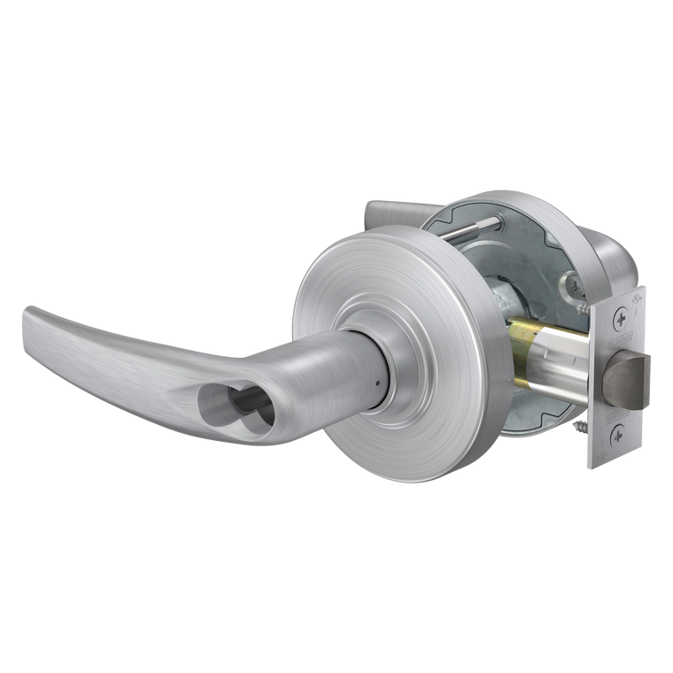 Schlage ALX50 Entrance Lock | FSIC Cylinder | Athens Lever | Satin Chrome (626) | Grade 2