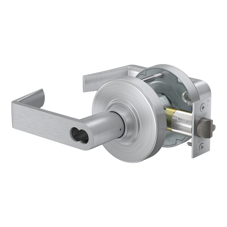 Schlage ALX53 Entrance Lock | SFIC Cylinder | Rhodes Lever | Satin Chrome (626) | Grade 2