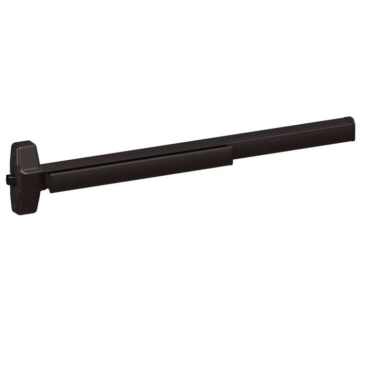 Von Duprin 78 Wide Stile Rim Exit Device, Lever Blank Escutcheon, Fire Rated, 48 Inch (4 Foot), Dark Bronze Anodized, RHR - Right Hand Reverse