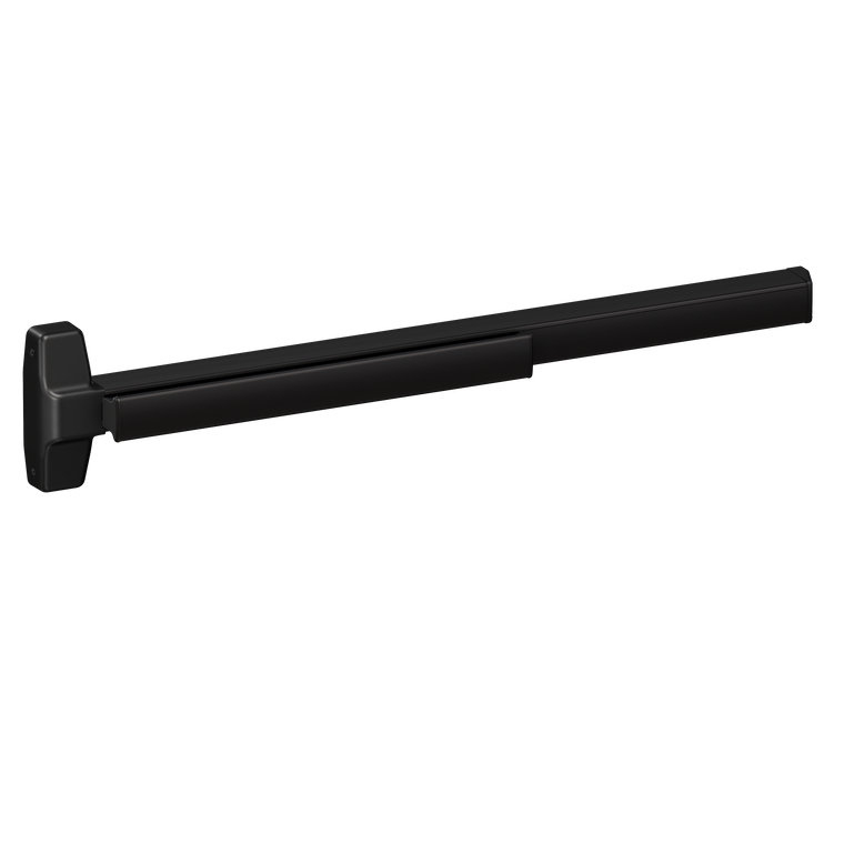 Von Duprin 7847 Wide Stile Concealed Vertical Rod Exit Device, Lever Blank Escutcheon, Fire Rated, 48 Inch (4 Foot), Matte Black, LHR - Left Hand Reverse