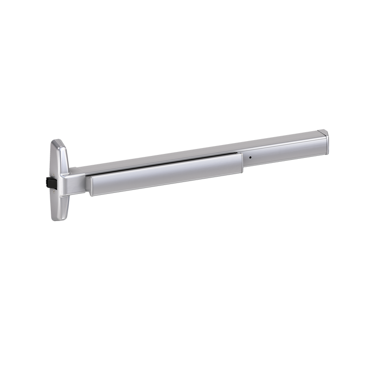 Von Duprin 75 Narrow Stile Rim Exit Device, Lever Blank Escutcheon, 36 Inch (3 Foot), Satin Chrome, LHR - Left Hand Reverse