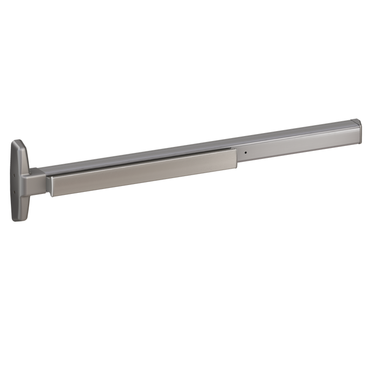 Von Duprin 7547 Narrow Stile Concealed Vertical Rod Exit Device, Lever Classroom, 48 Inch (4 Foot), Satin Aluminum, RHR - Right Hand Reverse
