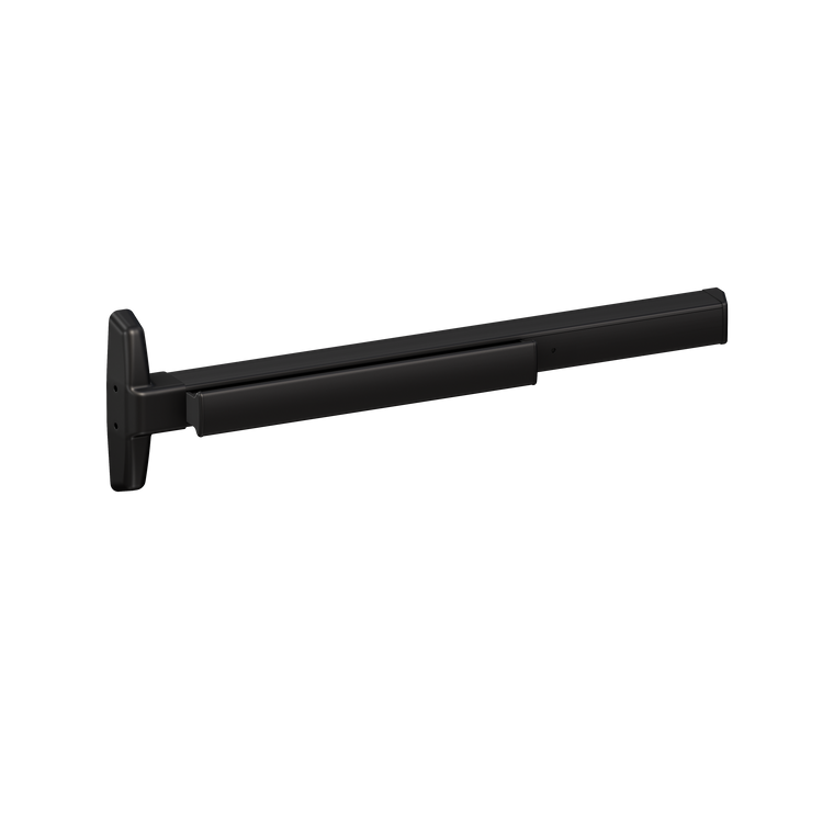 Von Duprin 7547 Narrow Stile Concealed Vertical Rod Exit Device, Lever Blank Escutcheon, 36 Inch (3 Foot), Matte Black, RHR - Right Hand Reverse