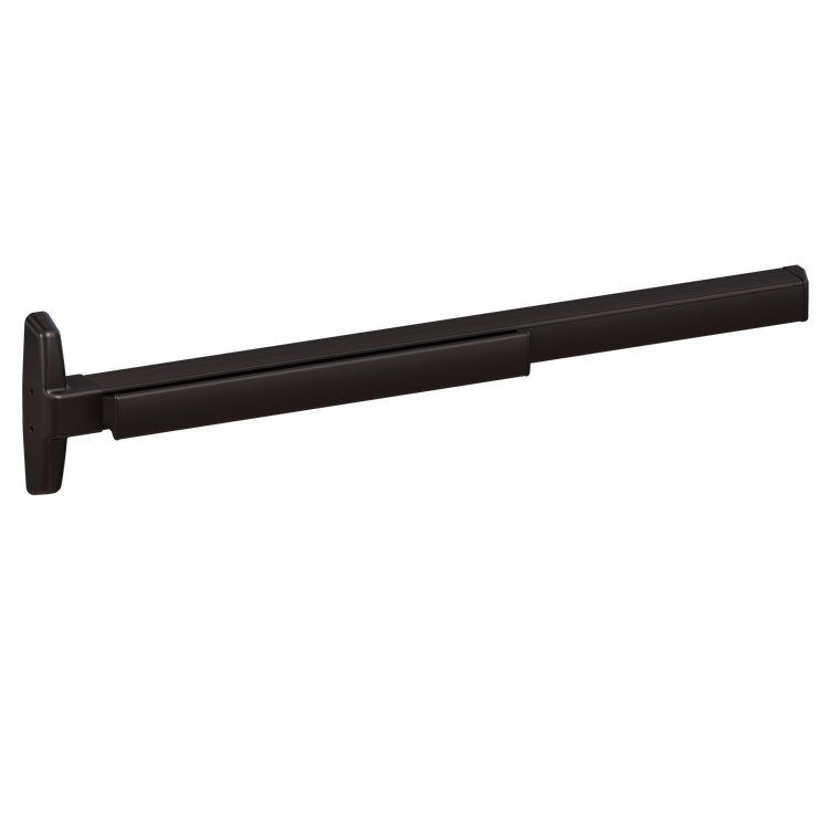 Von Duprin 7547 Narrow Stile Concealed Vertical Rod Exit Device, Lever Classroom, Fire Rated, 48 Inch (4 Foot), Dark Bronze Anodized, RHR - Right Hand Reverse