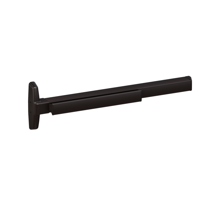 Von Duprin 7547 Narrow Stile Concealed Vertical Rod Exit Device, Lever Night Latch, Fire Rated, 36 Inch (3 Foot), Dark Bronze Anodized, RHR - Right Hand Reverse