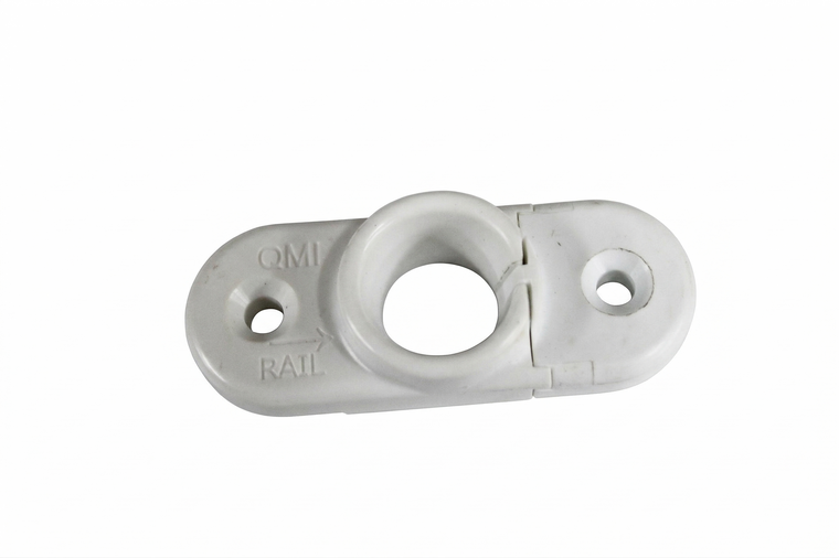 2 PIECE STRAP GUIDE, WHITE