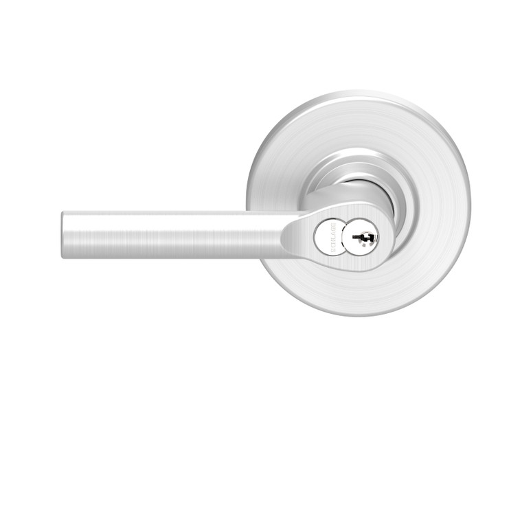 Schlage ND10 Passage Latch | Broadway Lever | Bright Brass (605) | Grade 1