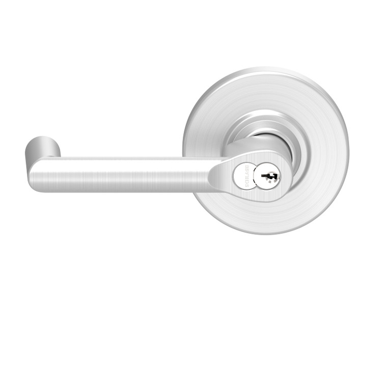 Schlage ND10 Passage Latch | Boardwalk Lever | Satin Chrome (626) | Grade 1
