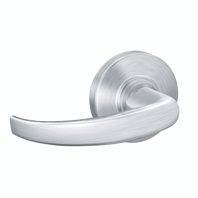 Schlage ND10 Passage Latch | Tubular Lever | Satin Nickel (619) | Grade 1