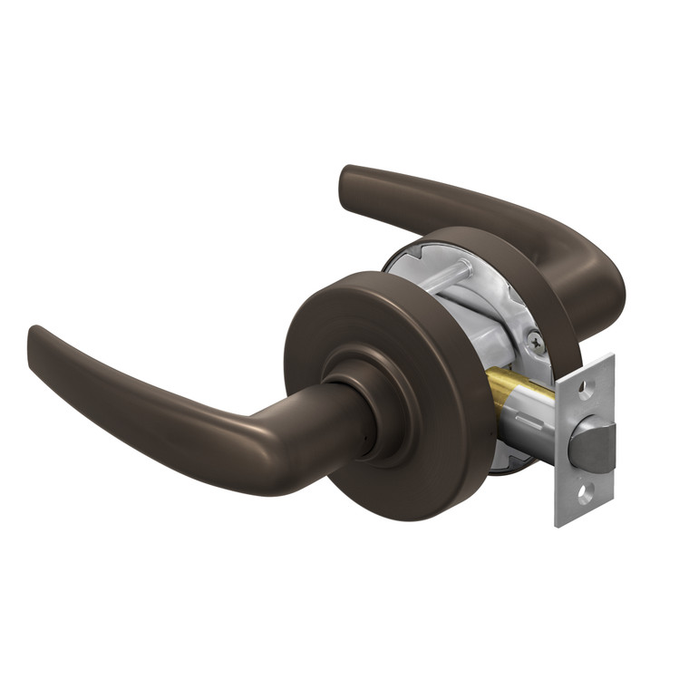 Schlage ND25 Exit Lock Blank Plate | Athens Lever | Oil Rubbed Bronze (613) | Grade 1