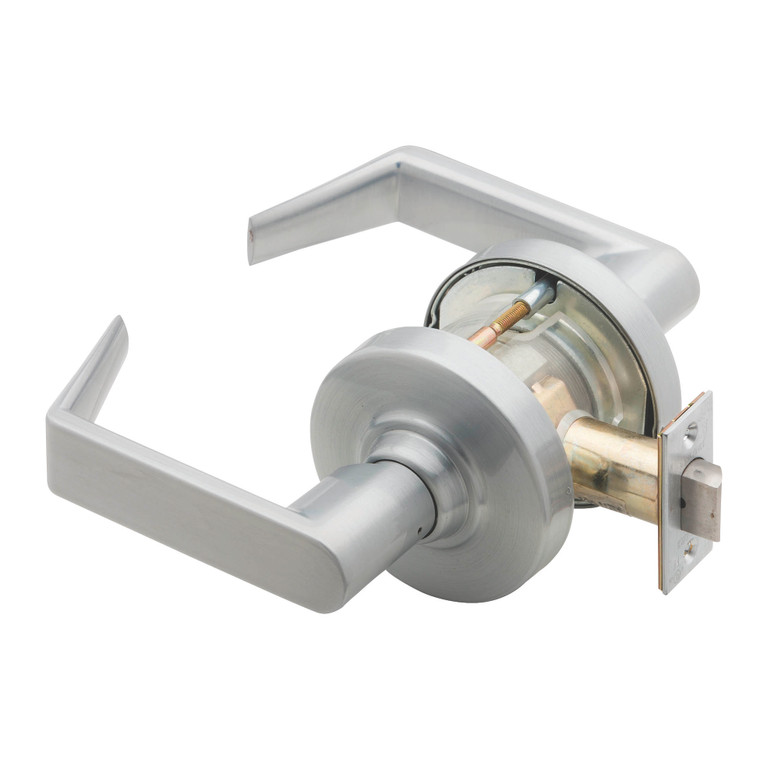 Schlage ND25 Exit Lock Blank Plate | Rhodes Lever | Matte Black (622) | Grade 1