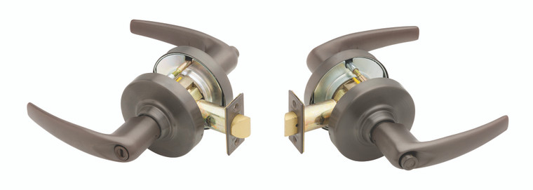 Schlage ND40 Bath Bedroom Privacy Lock | Athens Lever | Oil Rubbed Bronze (613) | Grade 1