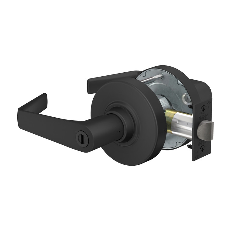 Schlage ND44 Hospital Privacy Lock | Sparta Lever | Matte Black (622) | Grade 1