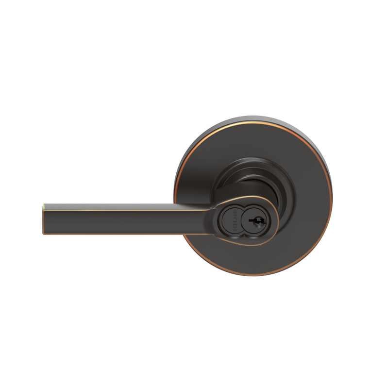 Schlage ND50 Entrance Office Lock | Latitude Lever | Oil Rubbed Bronze (613) | Grade 1