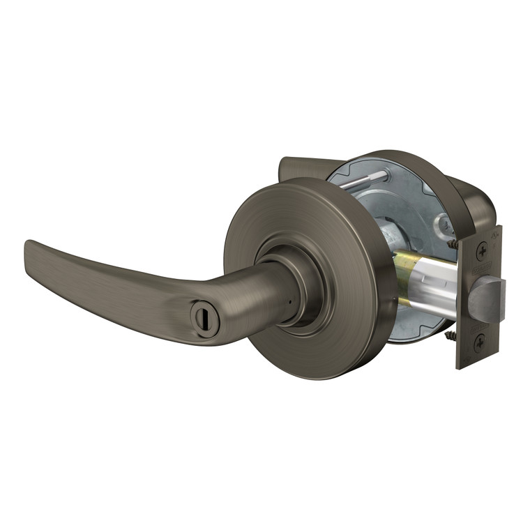 Schlage ND50 Entrance Office Lock | Athens Lever | Bright Brass (605) | Grade 1
