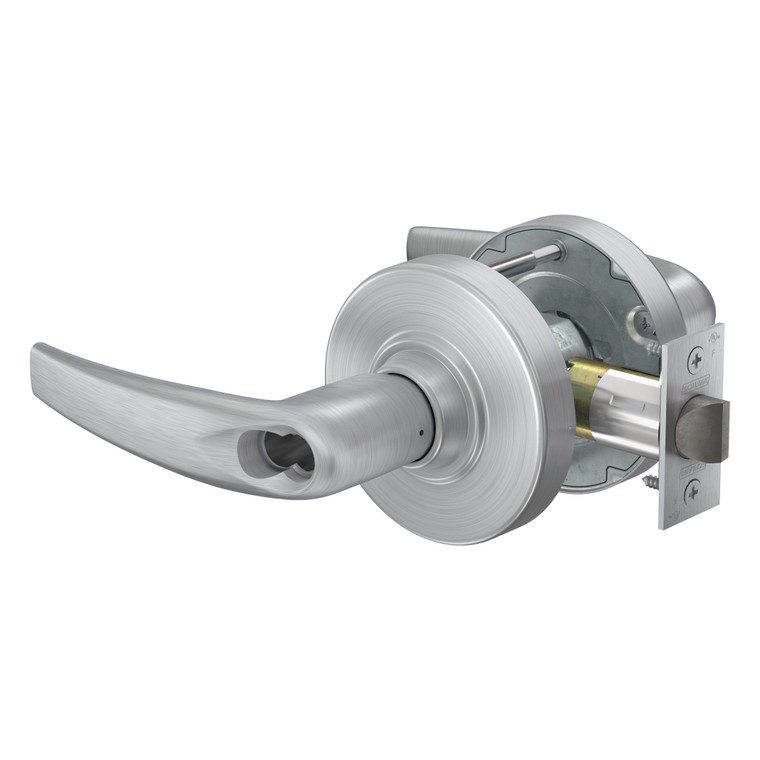 Schlage ND53 Entrance Lock | Athens Lever | Satin Nickel (619) | Grade 1