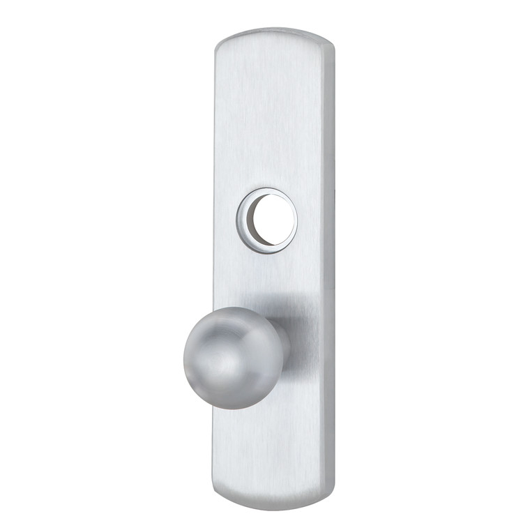 Von Duprin 996K-BE-R/V | Knob Blank Escutcheon | Rim and Vertical Rod | Aluminum (689)