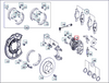 A0024202883 - Rear Right Brake Caliper (BOSCH)