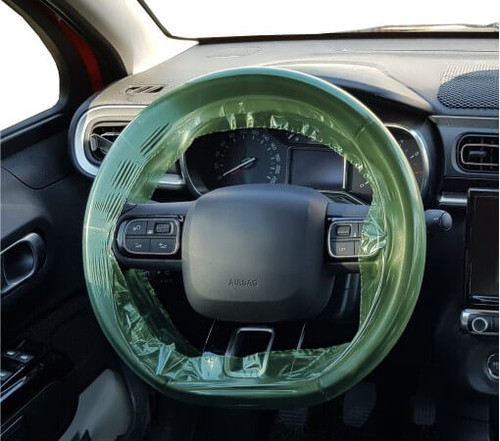 Box of 10 steering wheel rolls + 1 handle