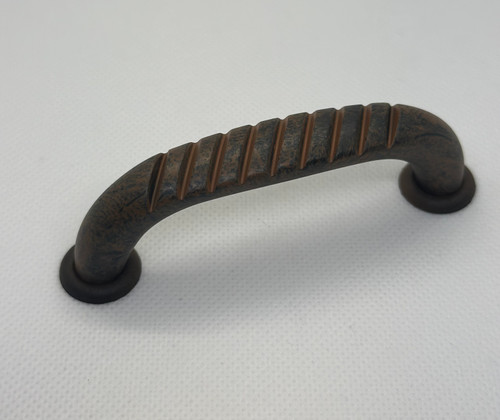 (12 Pack) 3" Grooved Top Pull Rust