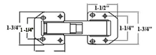 Easy-On Invisible Spring Hinge - Inset or Overlay H34-H535NP