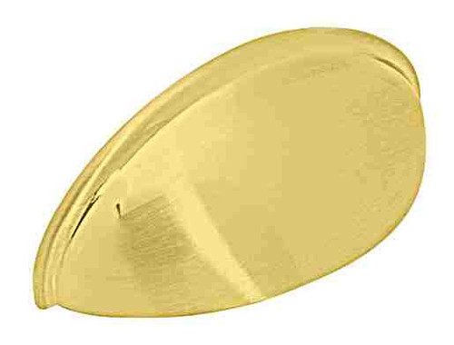 Plain Cup handle 64mm Brass Plated L-PN0601-PB-C